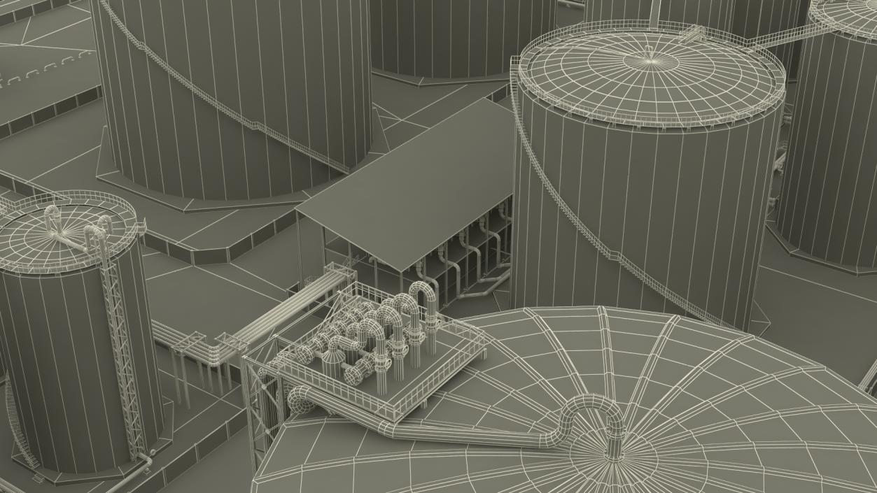 Liquefied Natural Gas Terminal 3 3D