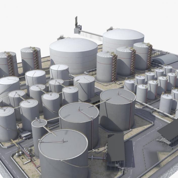 Liquefied Natural Gas Terminal 3 3D