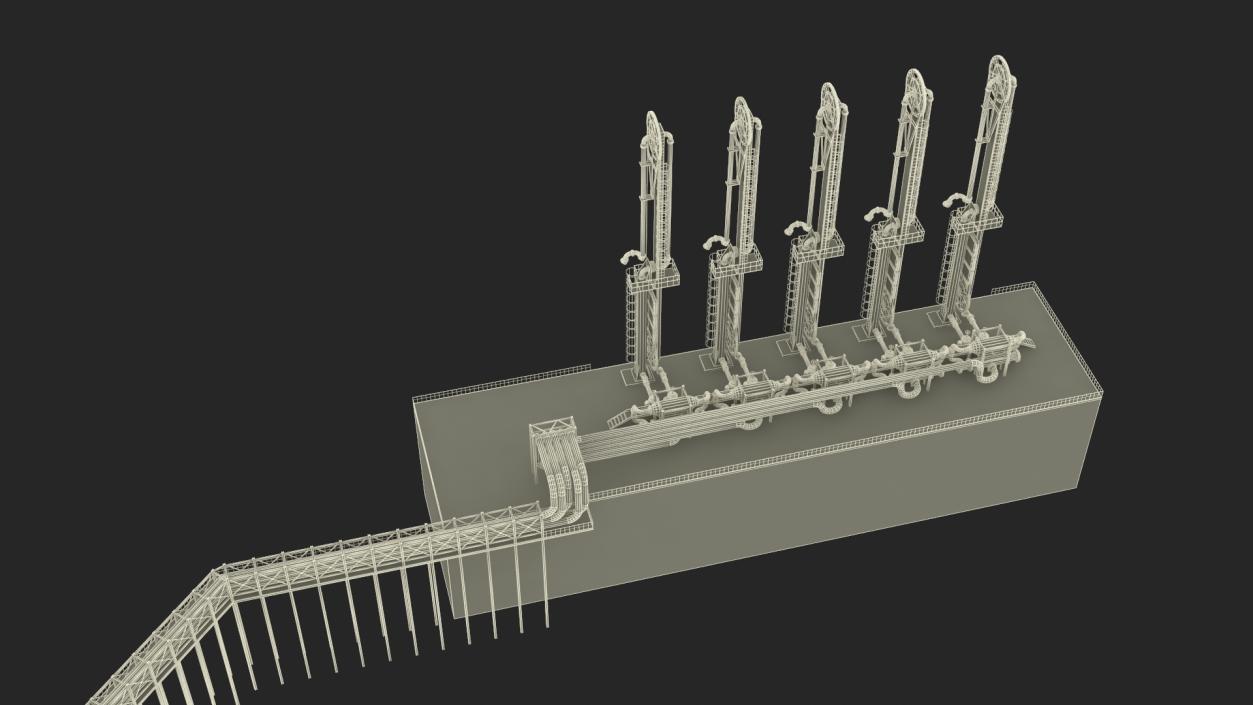 Liquefied Natural Gas Terminal 3 3D