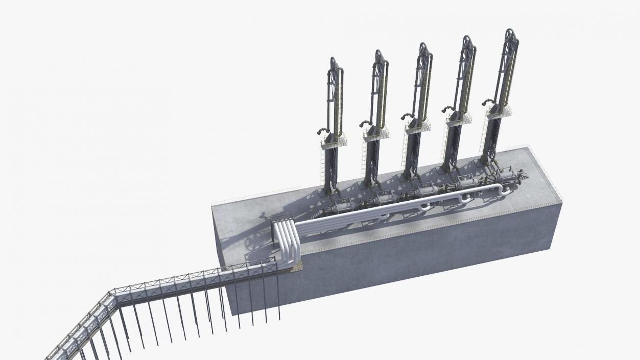 Liquefied Natural Gas Terminal 3 3D