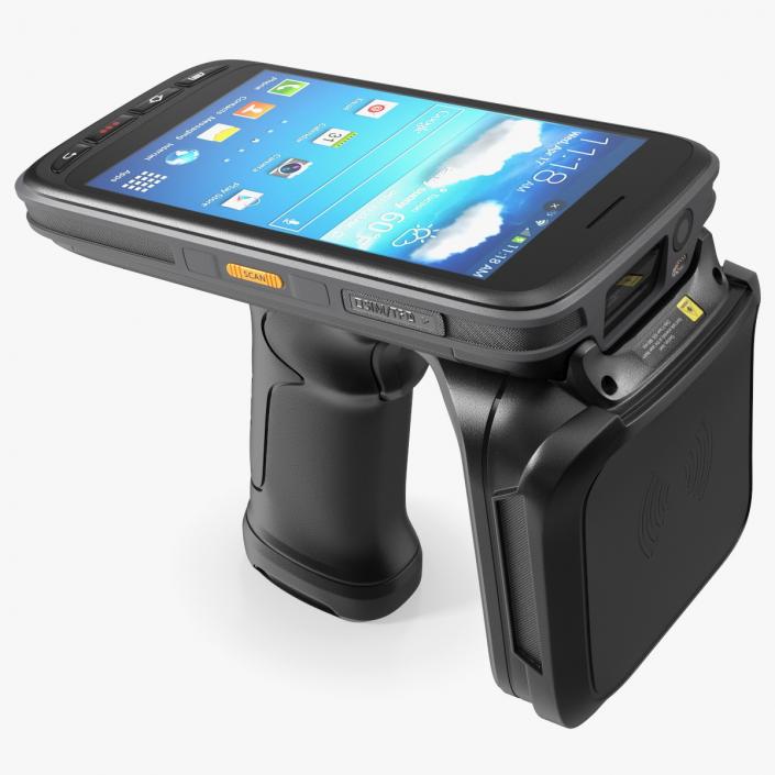 Chainway Android RFID Scanner 3D model