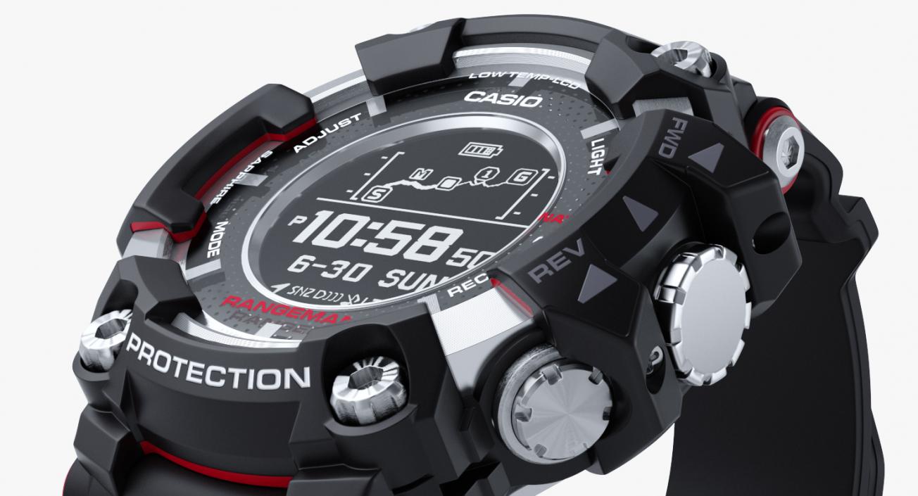 Casio RANGEMAN GPR B1000 3D model