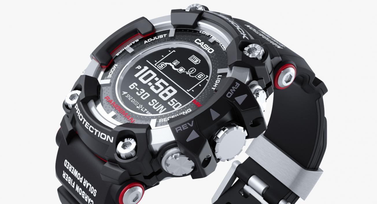 Casio RANGEMAN GPR B1000 3D model