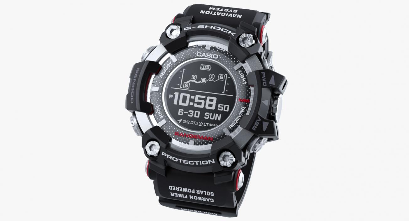 Casio RANGEMAN GPR B1000 3D model