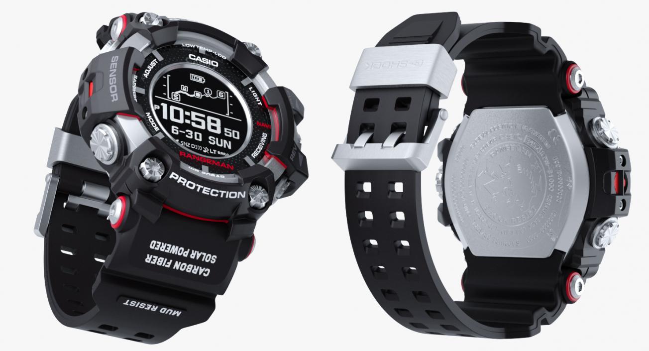 Casio RANGEMAN GPR B1000 3D model