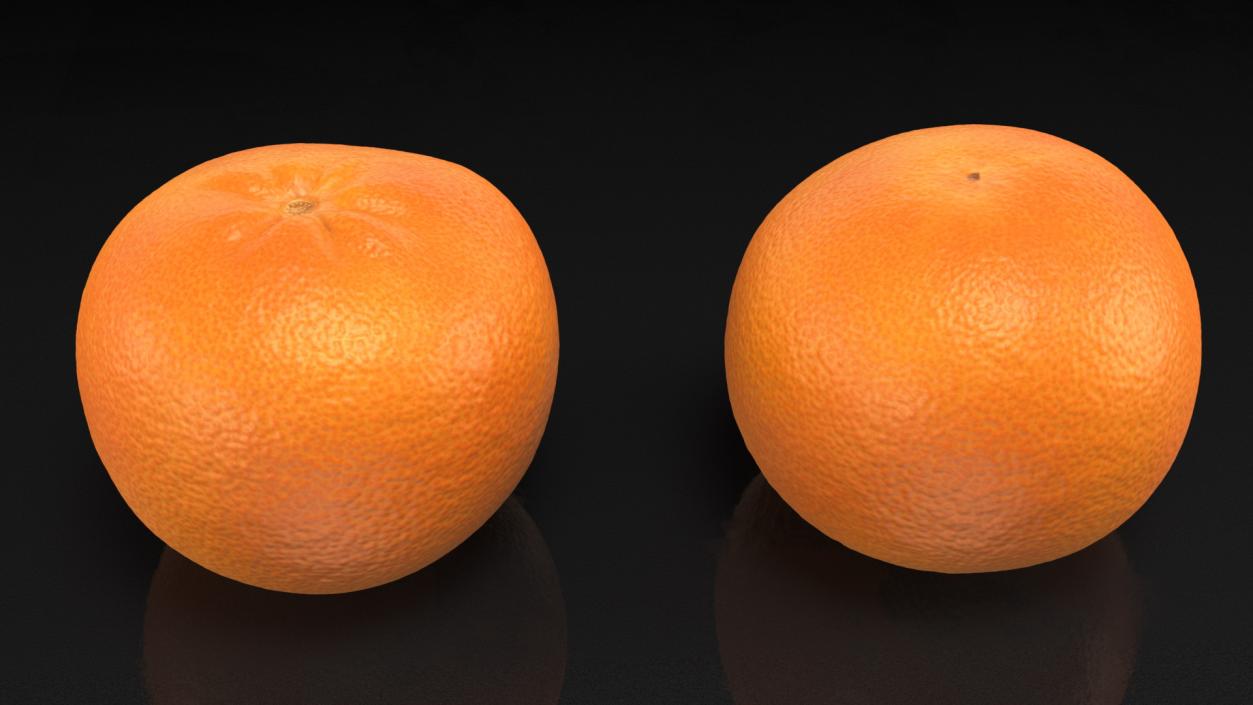 3D model Mandarin