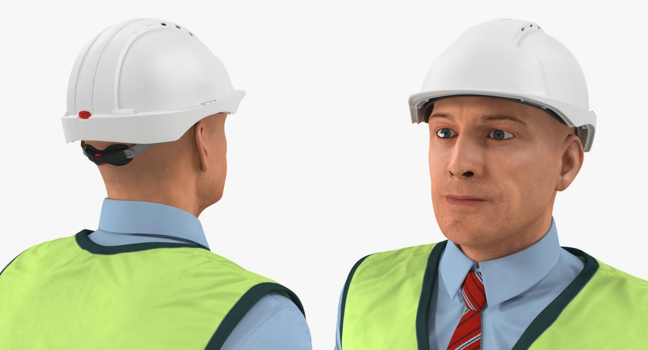 Port Engineer Standing Pose 3D