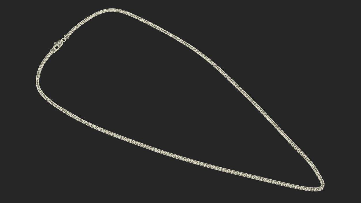 Gold Box Chain 3D model