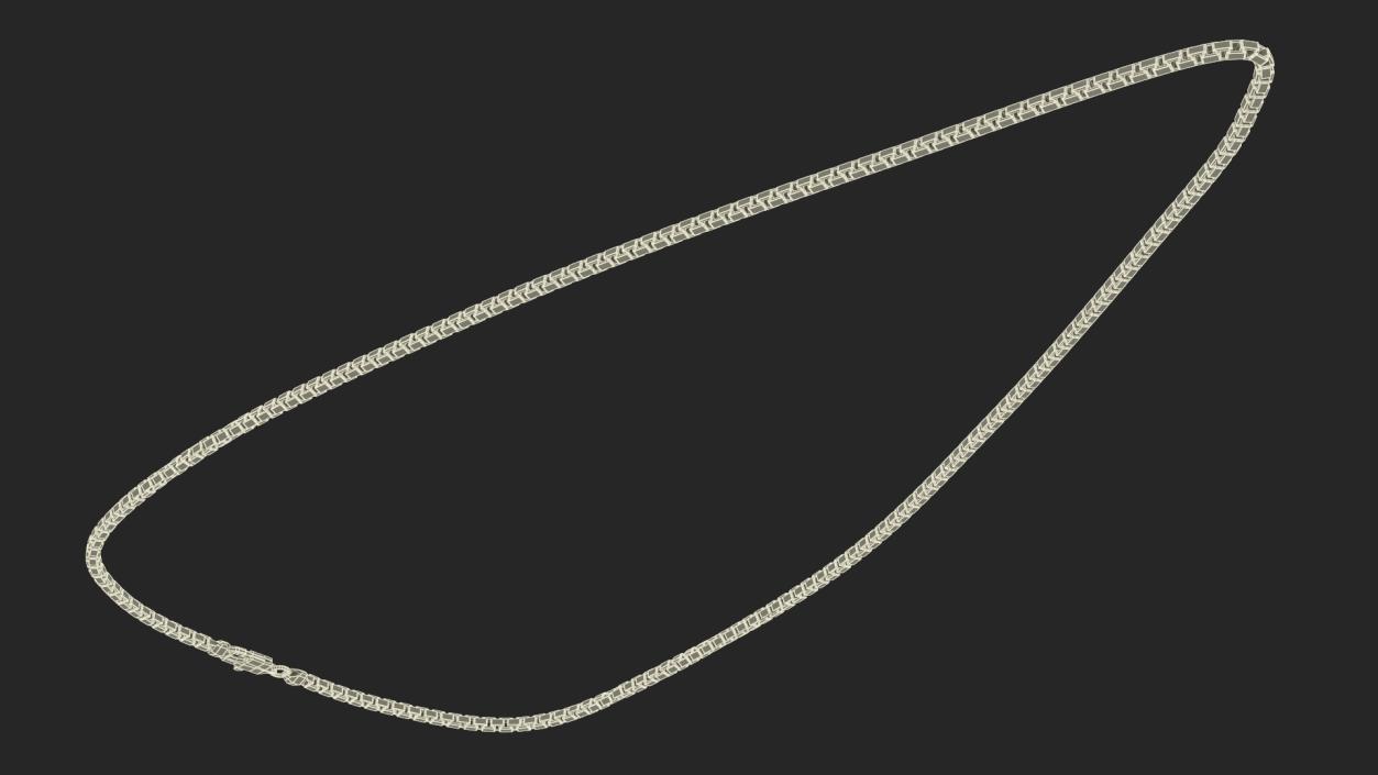 Gold Box Chain 3D model