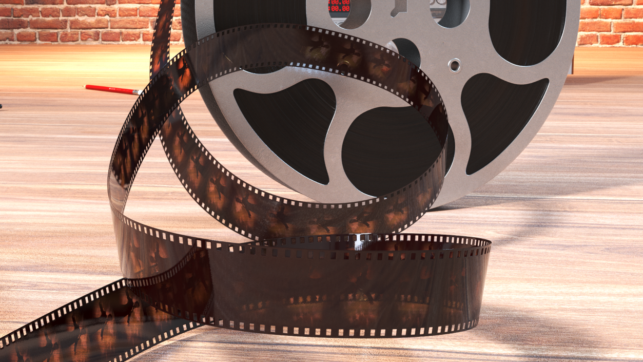 3D model Movie Film Reel