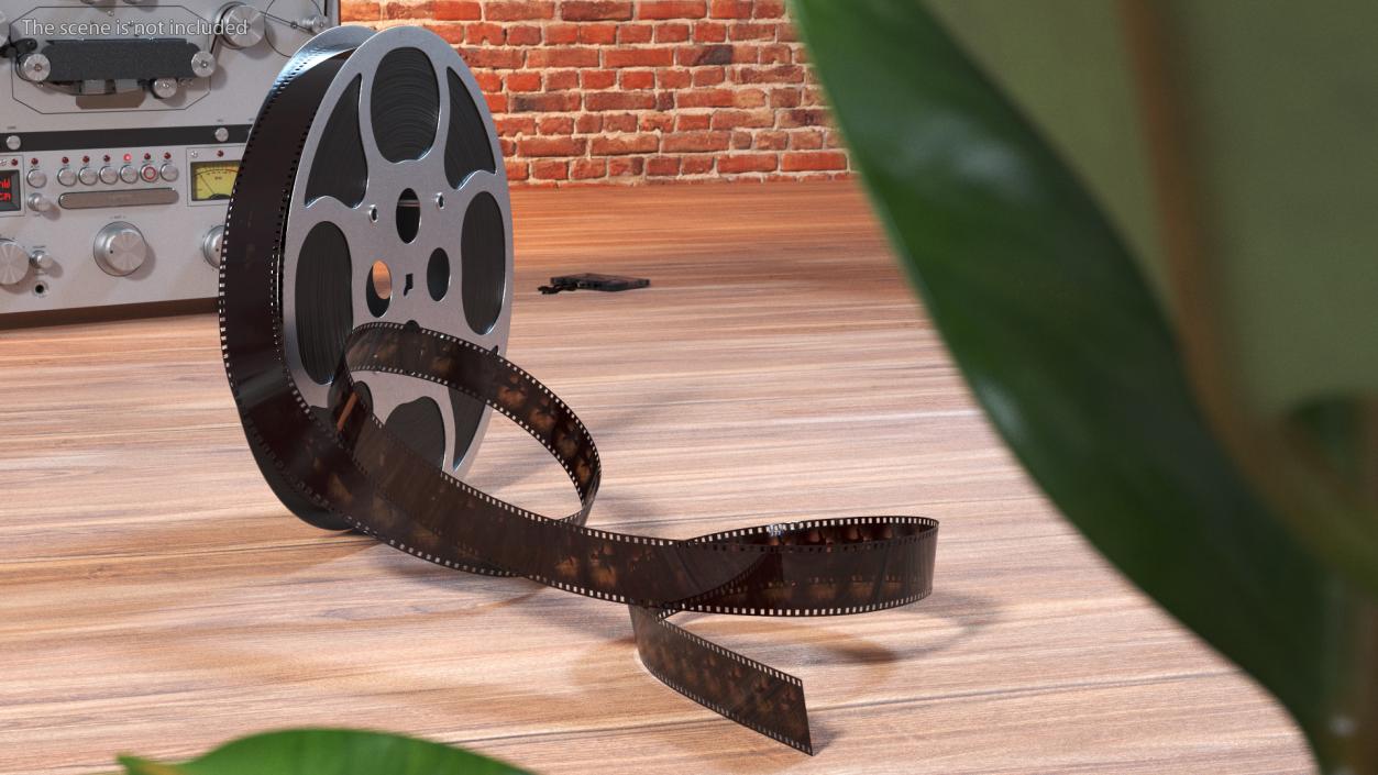 3D model Movie Film Reel