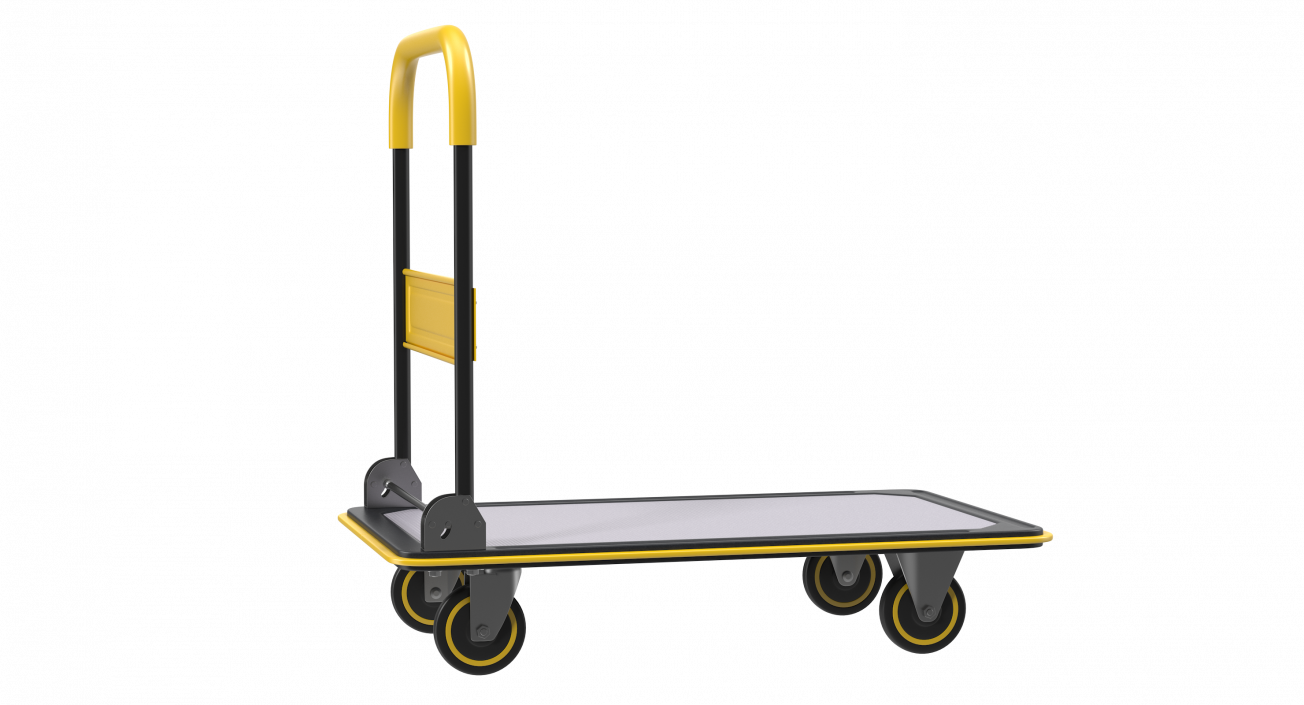 Folding Handle Trolley 3D