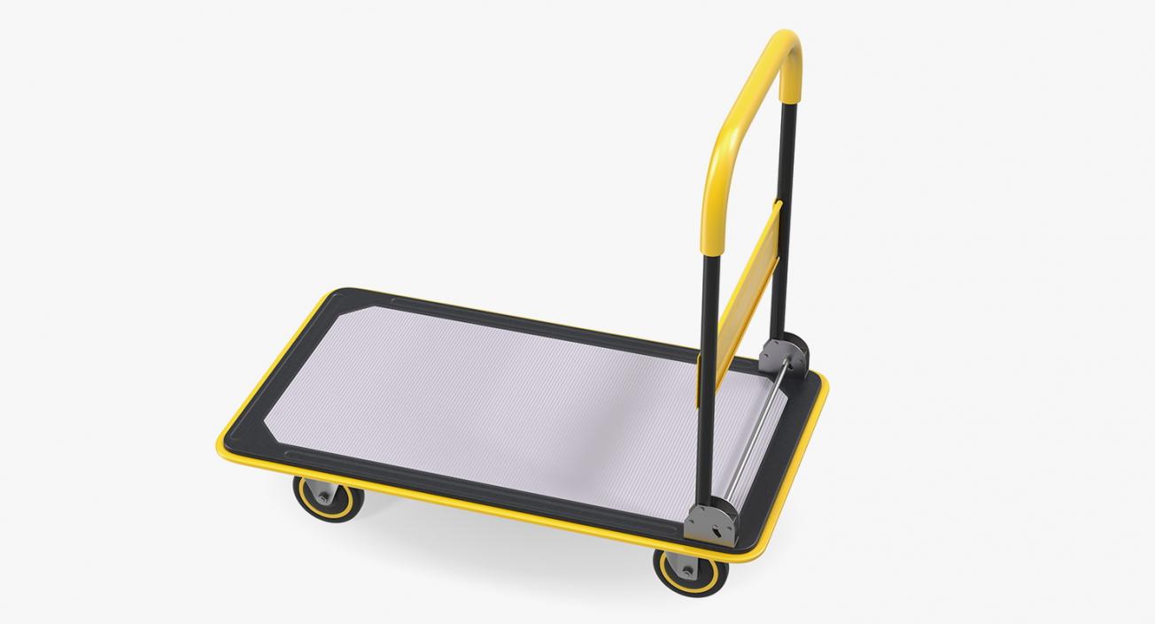 Folding Handle Trolley 3D