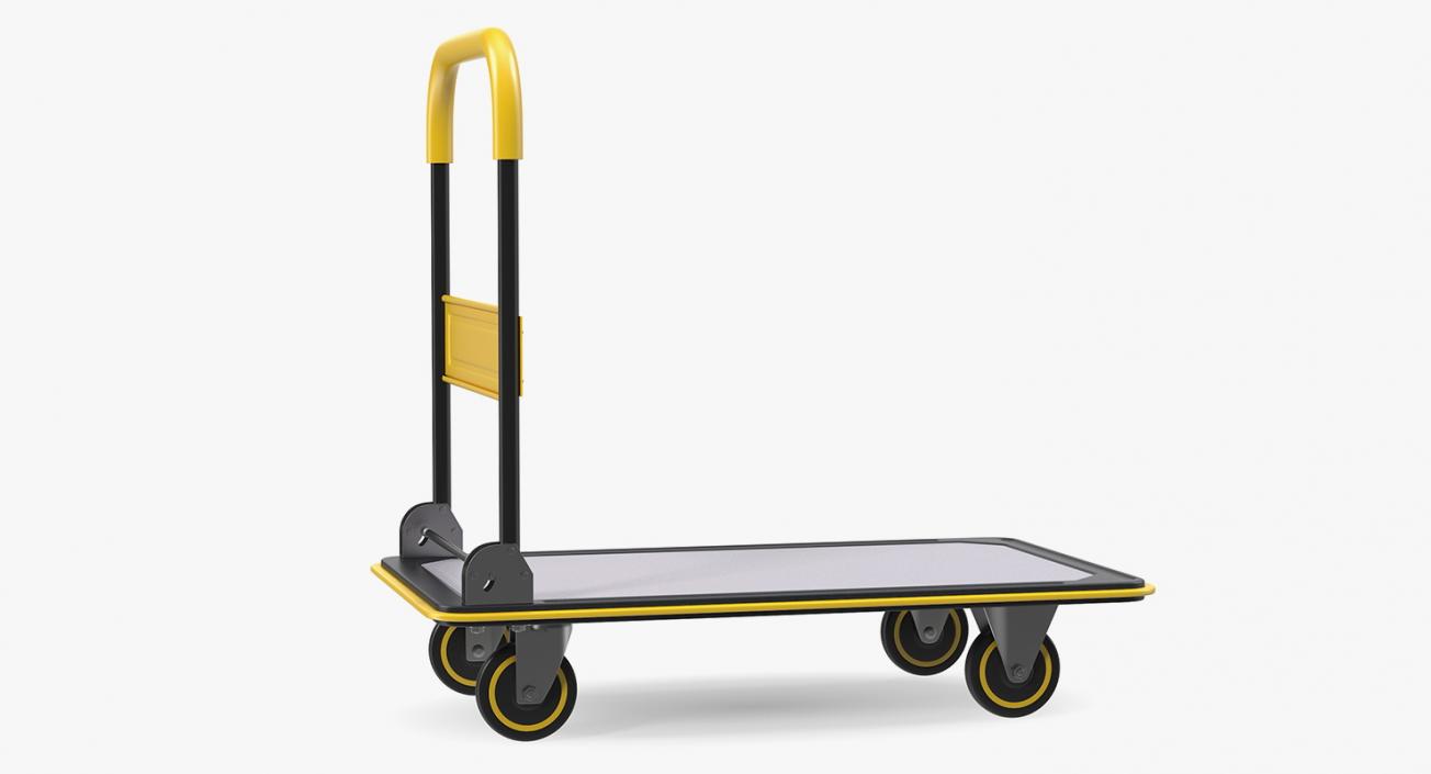 Folding Handle Trolley 3D