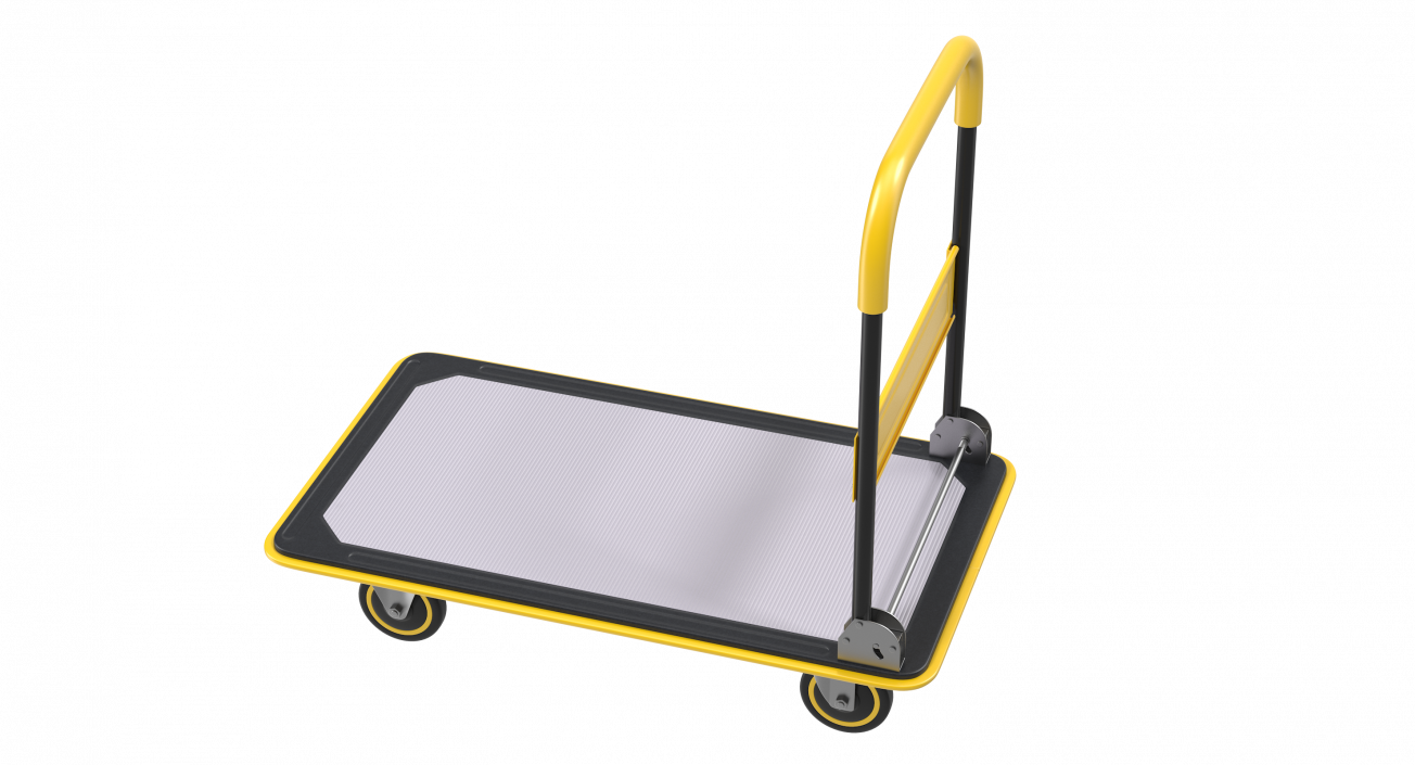 Folding Handle Trolley 3D