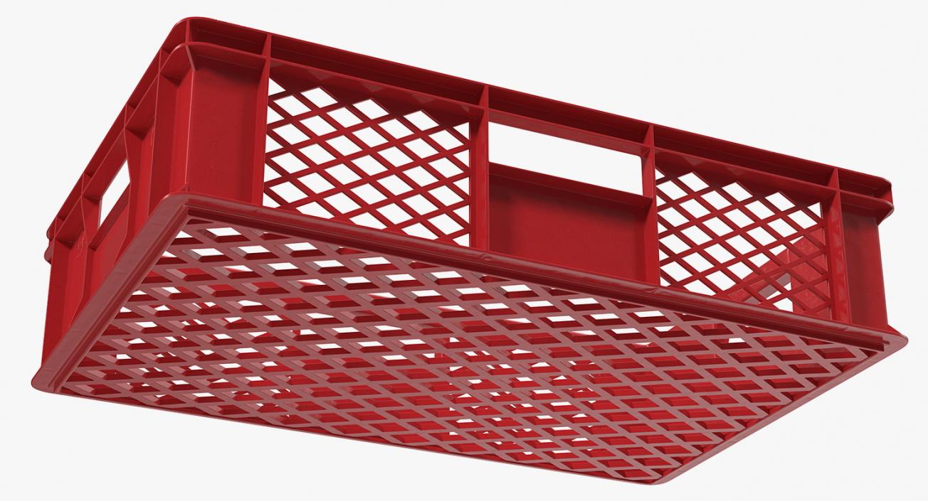 Plastic Crate Box 3D