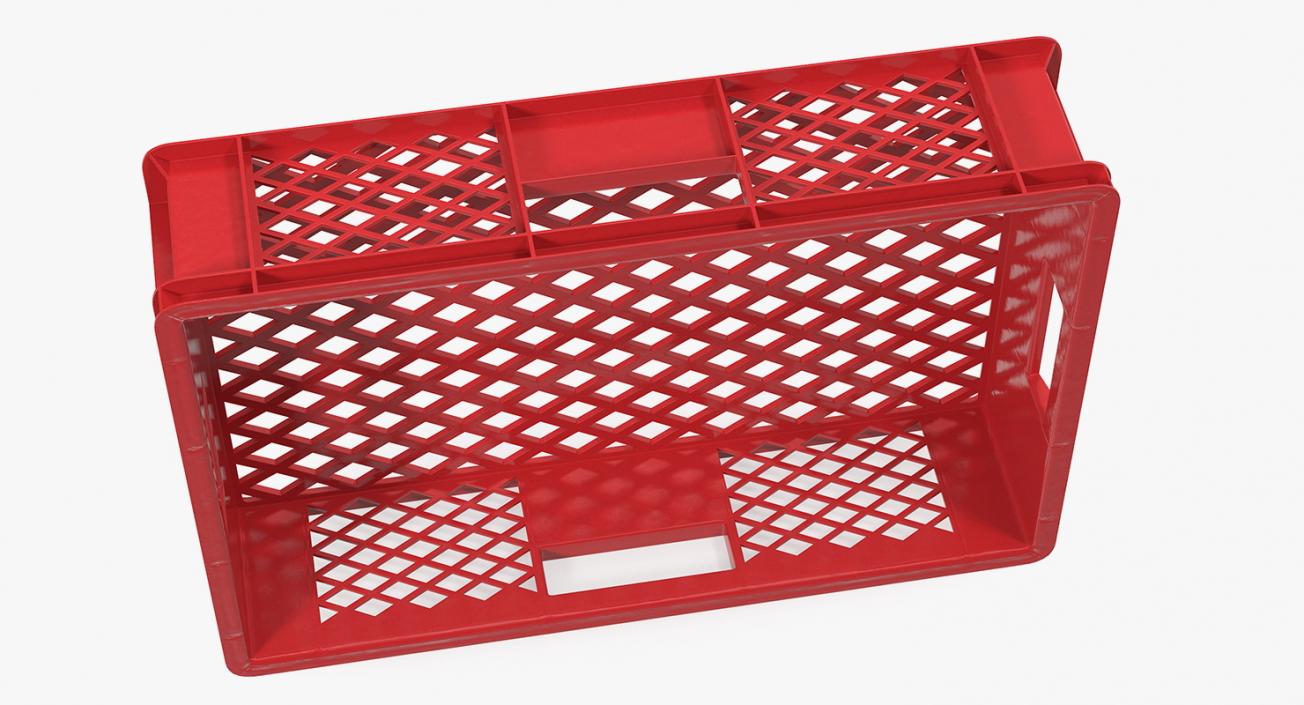 Plastic Crate Box 3D