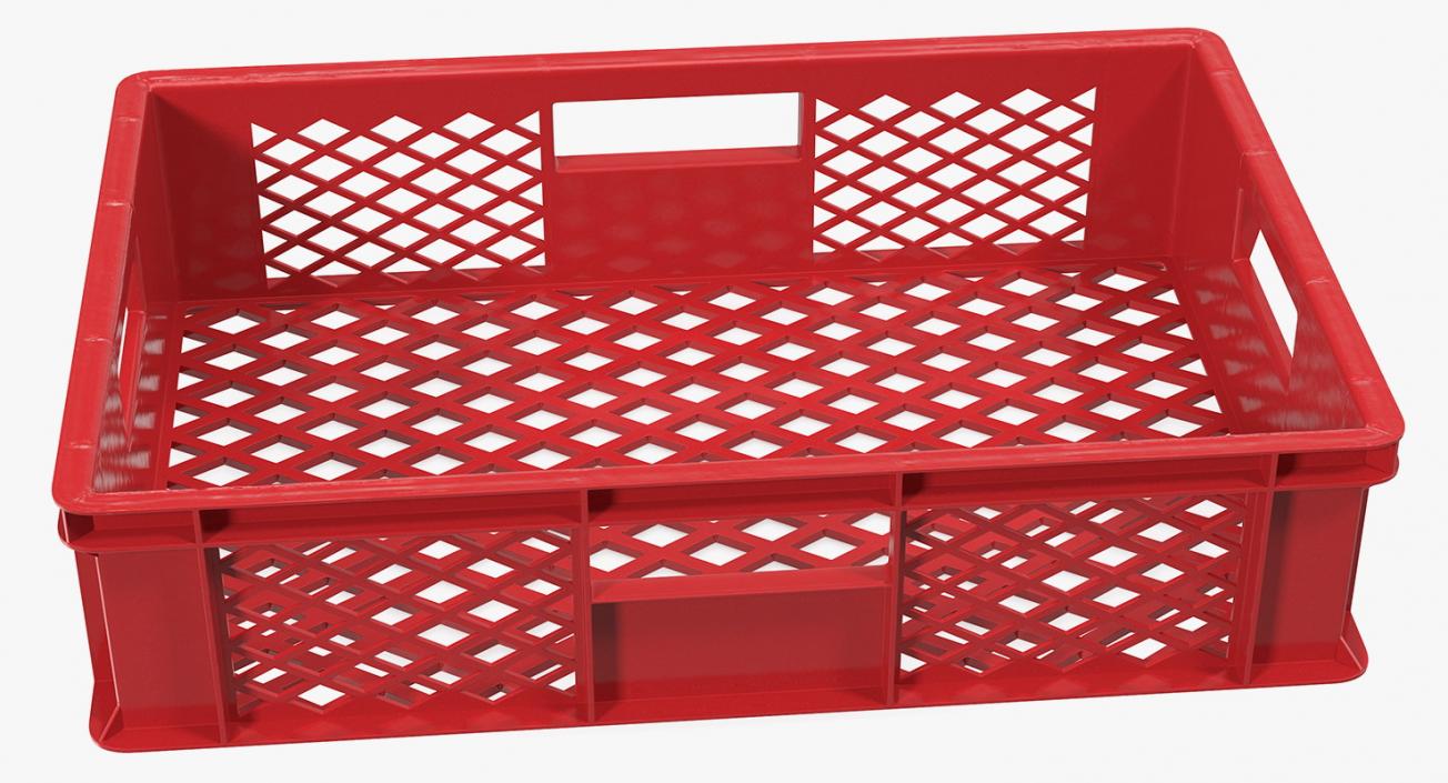 Plastic Crate Box 3D