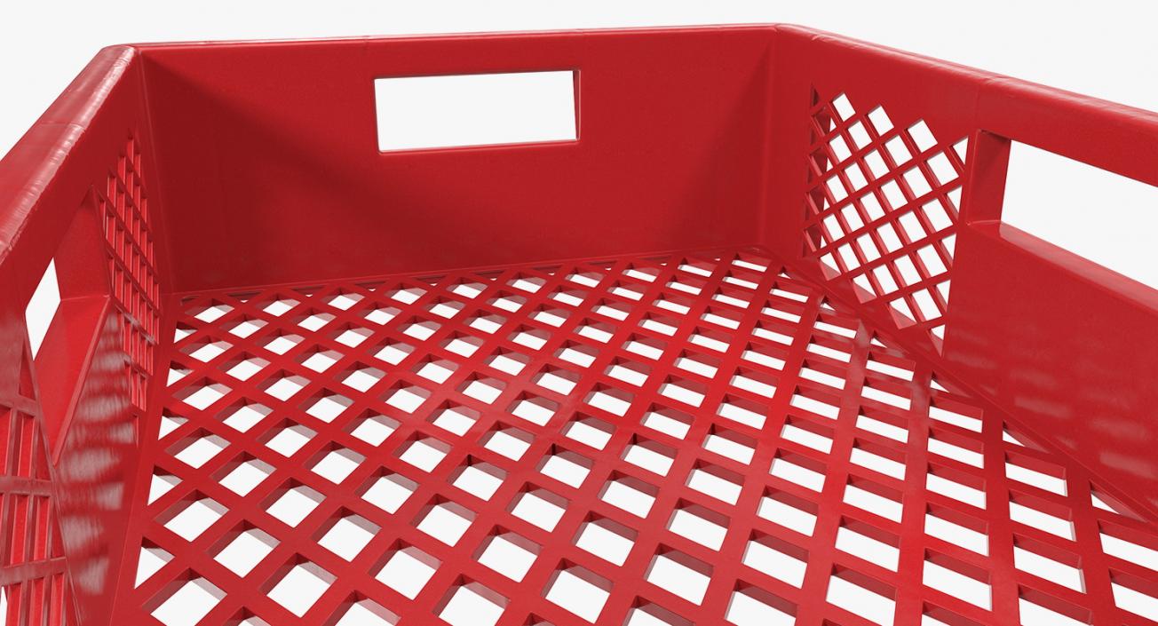 Plastic Crate Box 3D