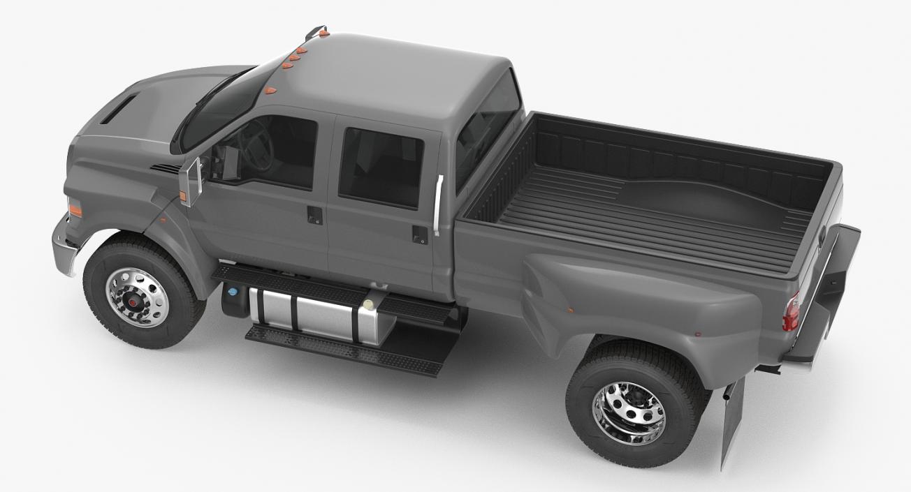 3D Generic Pickup Simple Interior 3D model 2