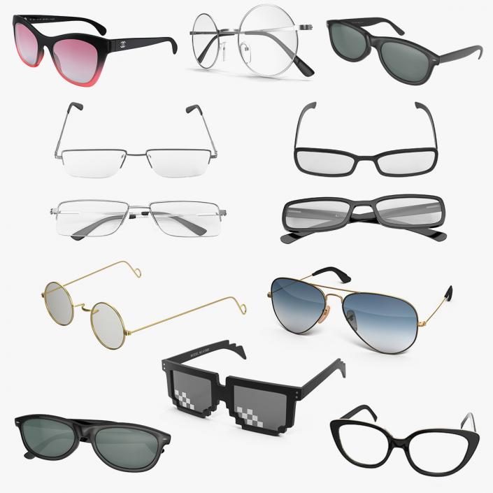 3D model Glasses Collection 6