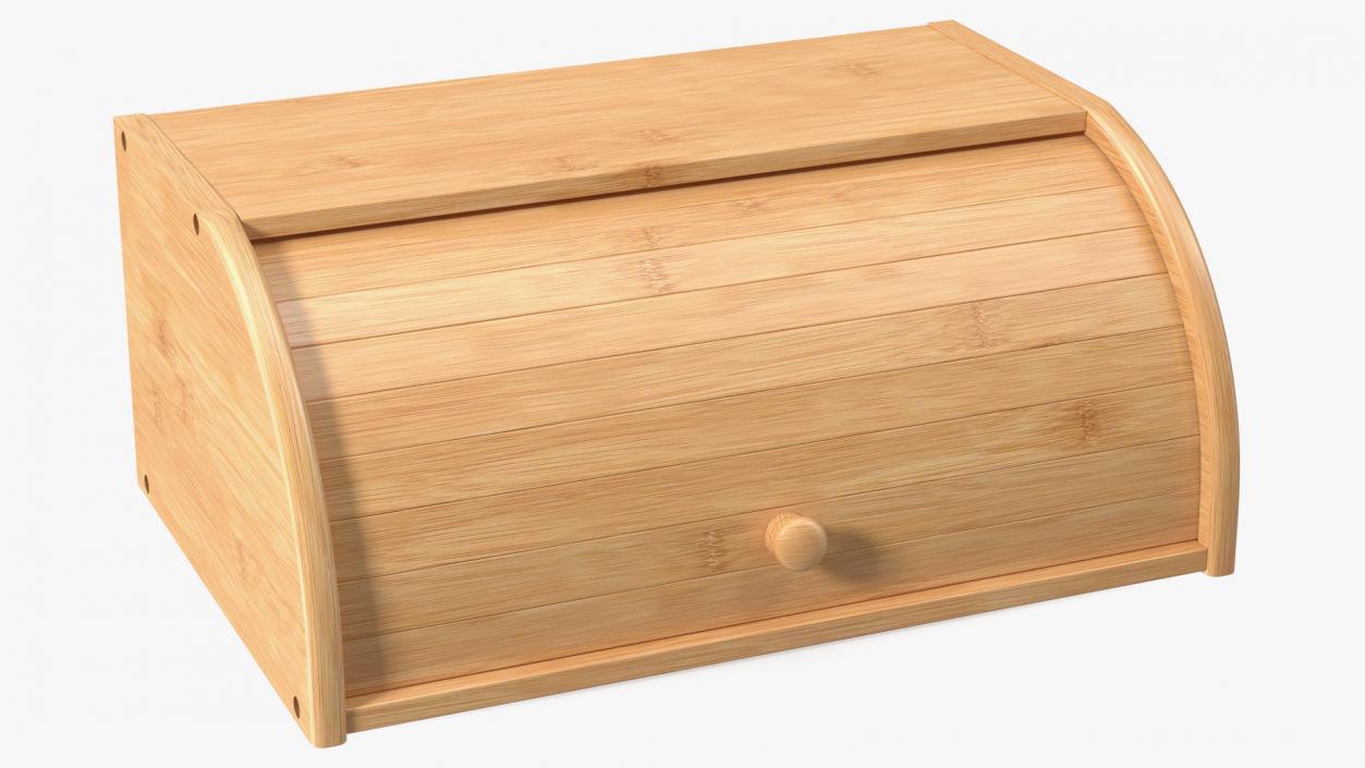 Bread Box Wood 3D model