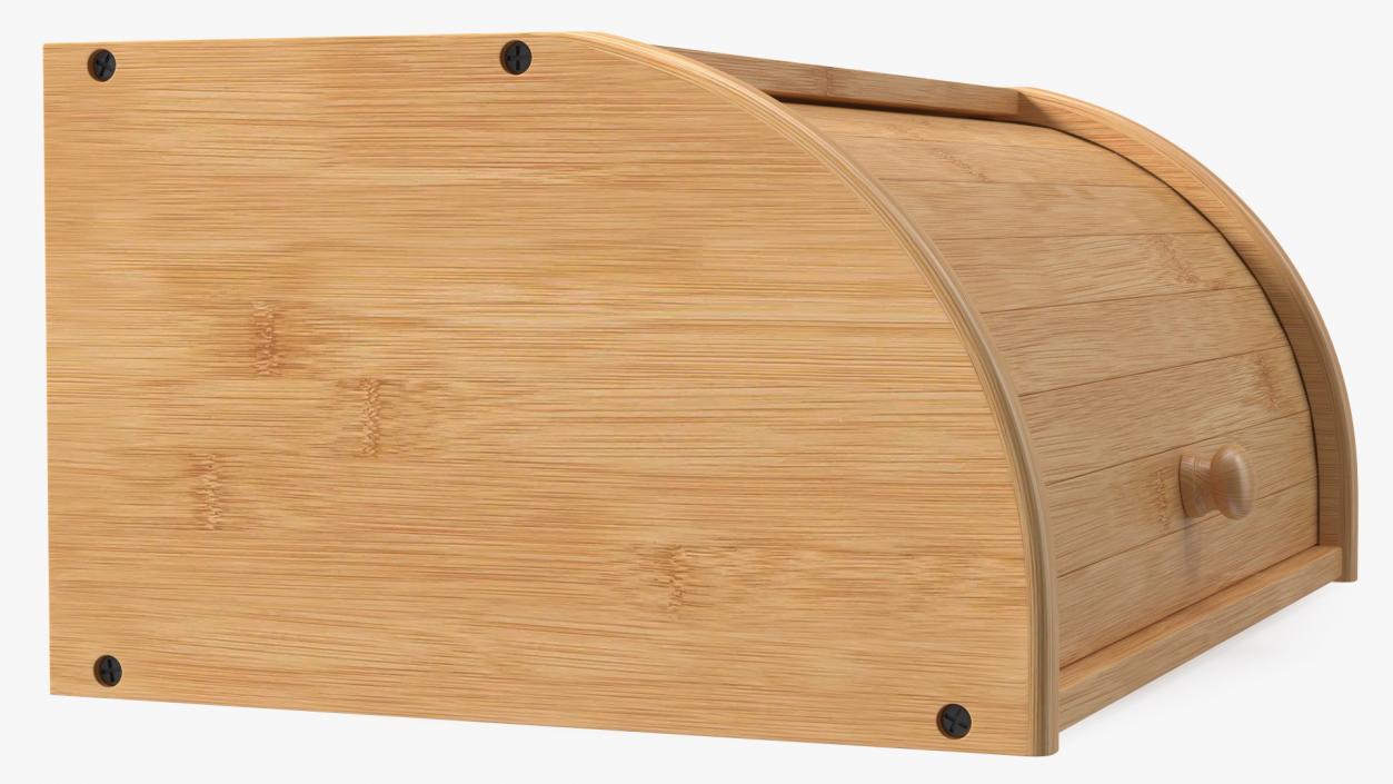 Bread Box Wood 3D model