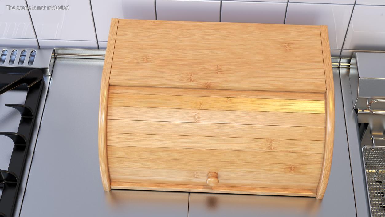 Bread Box Wood 3D model