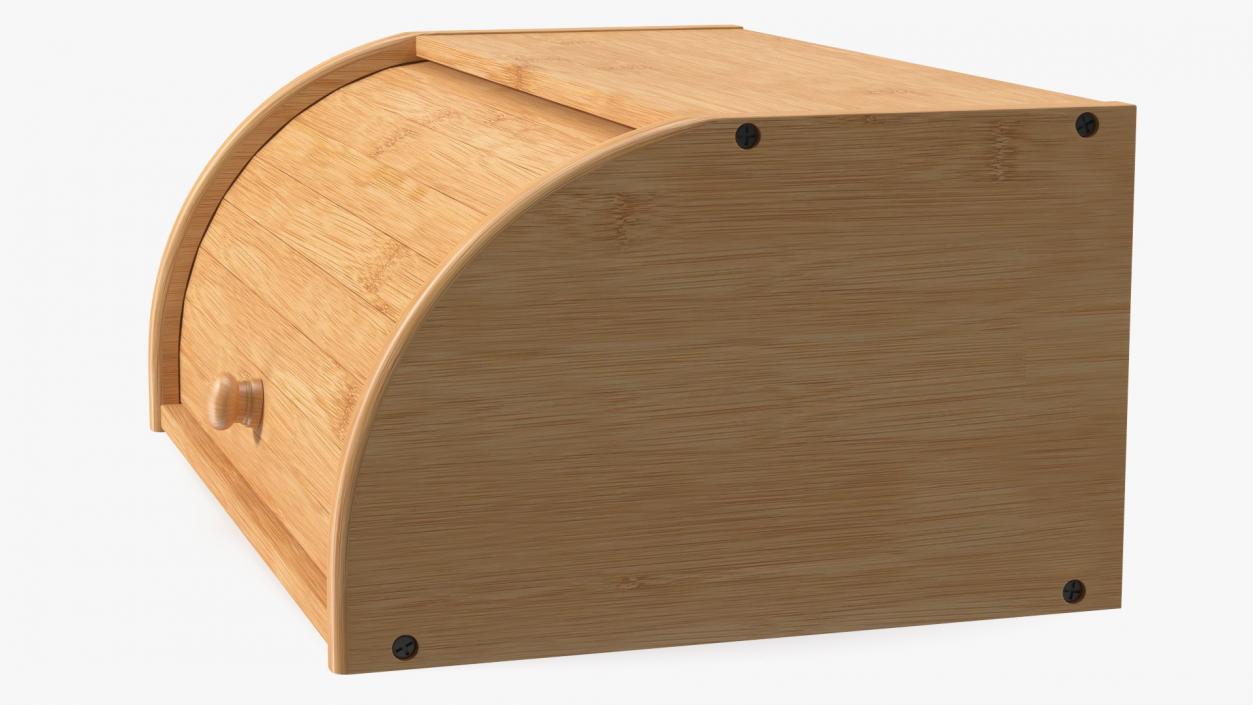 Bread Box Wood 3D model