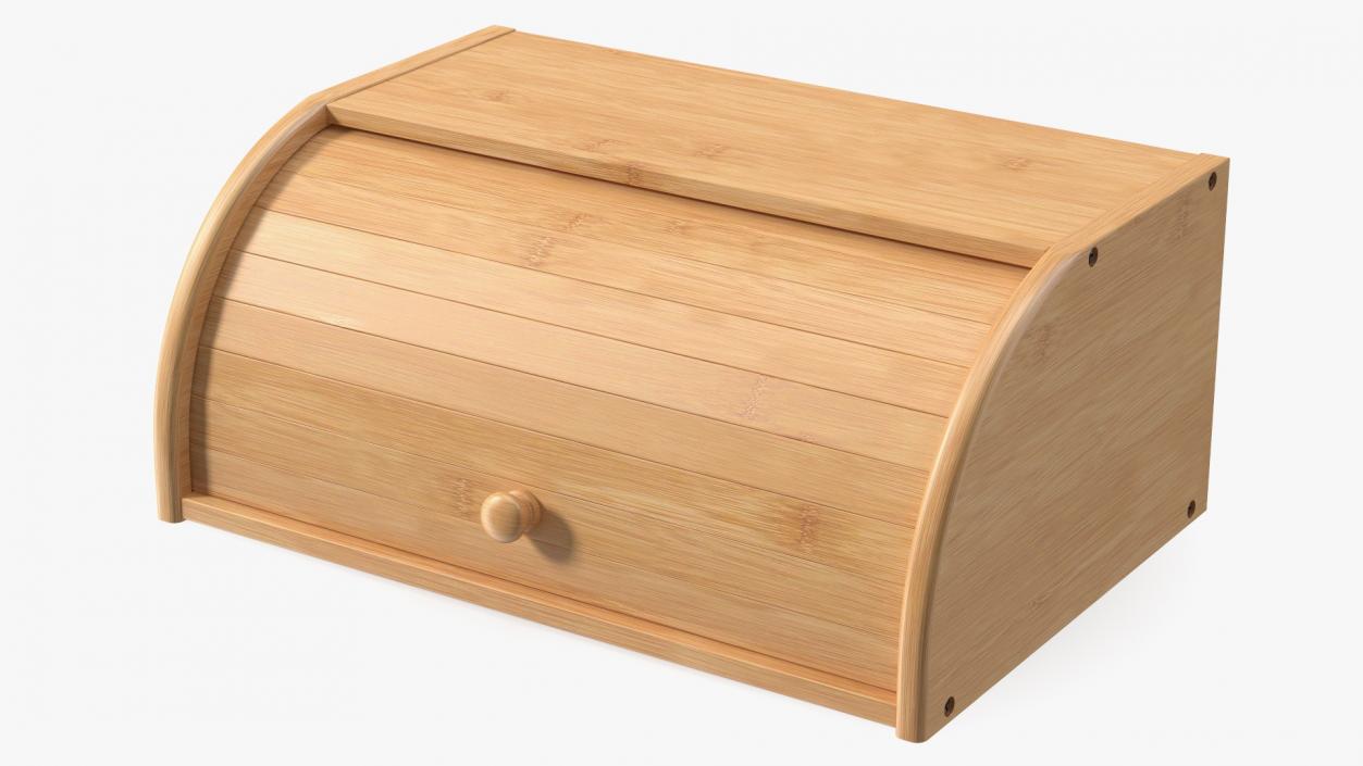 Bread Box Wood 3D model