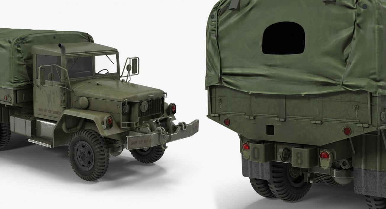 US WWII Rigged Vehicles Collection 3D model