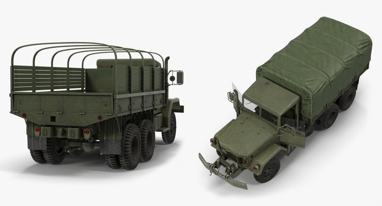 US WWII Rigged Vehicles Collection 3D model