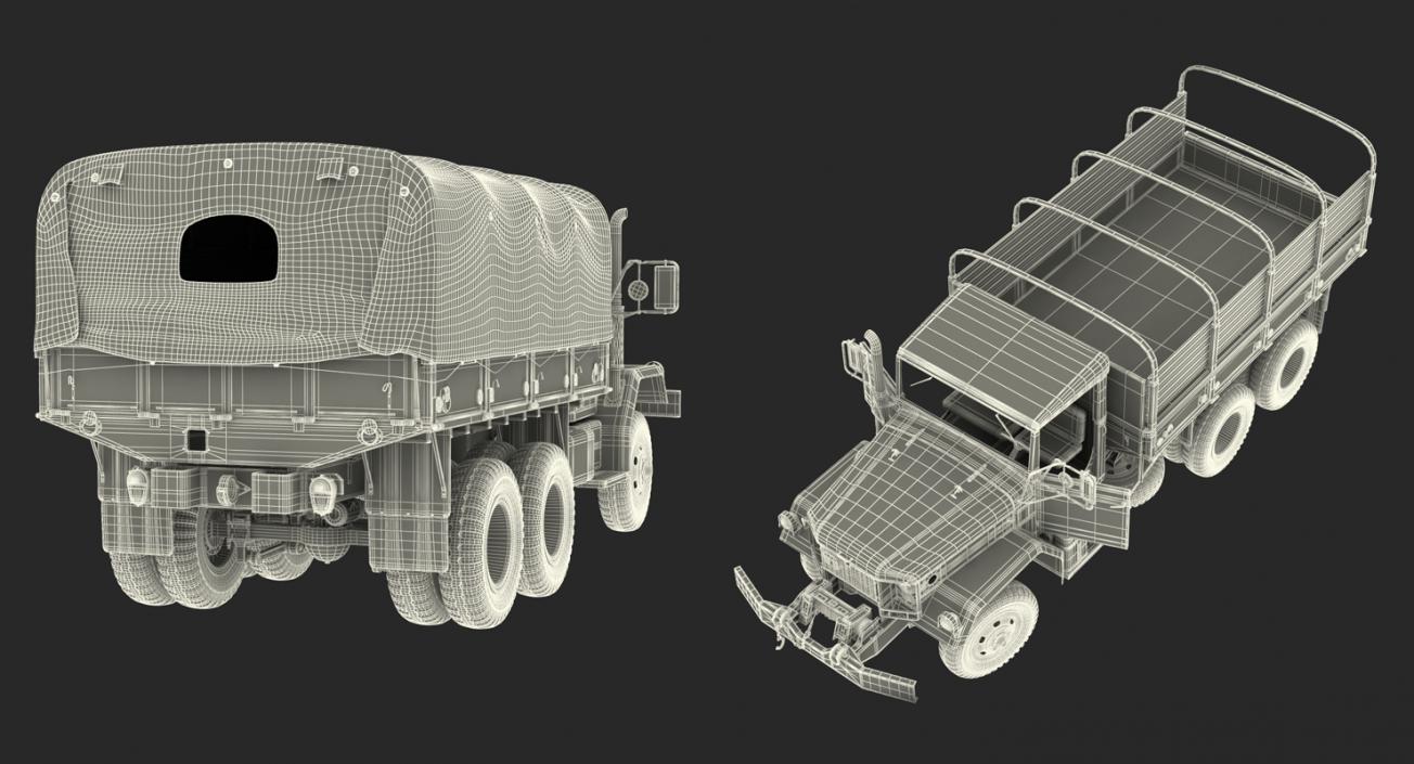 US WWII Rigged Vehicles Collection 3D model