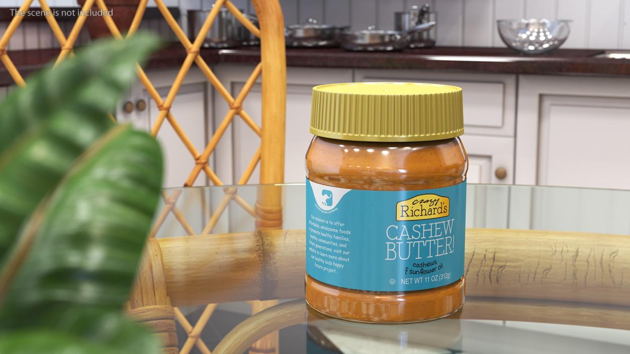 3D Crazy Richards Natural Cashew Butter