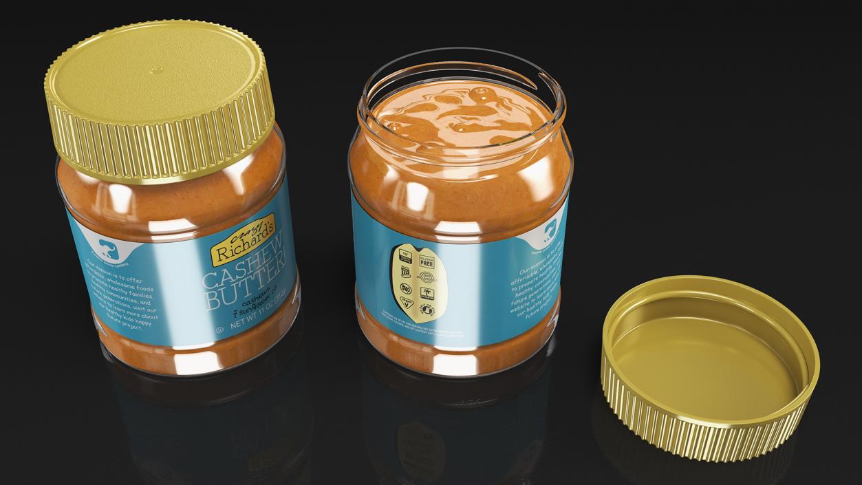 3D Crazy Richards Natural Cashew Butter