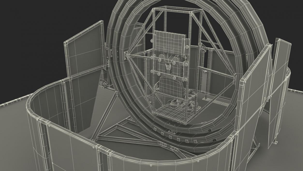 3D model Multi Axis Astronaut Simulator