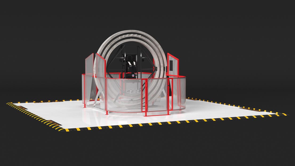 3D model Multi Axis Astronaut Simulator