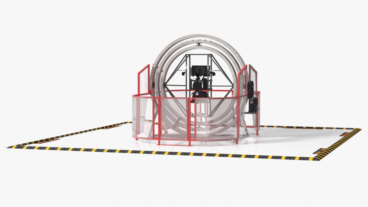 3D model Multi Axis Astronaut Simulator