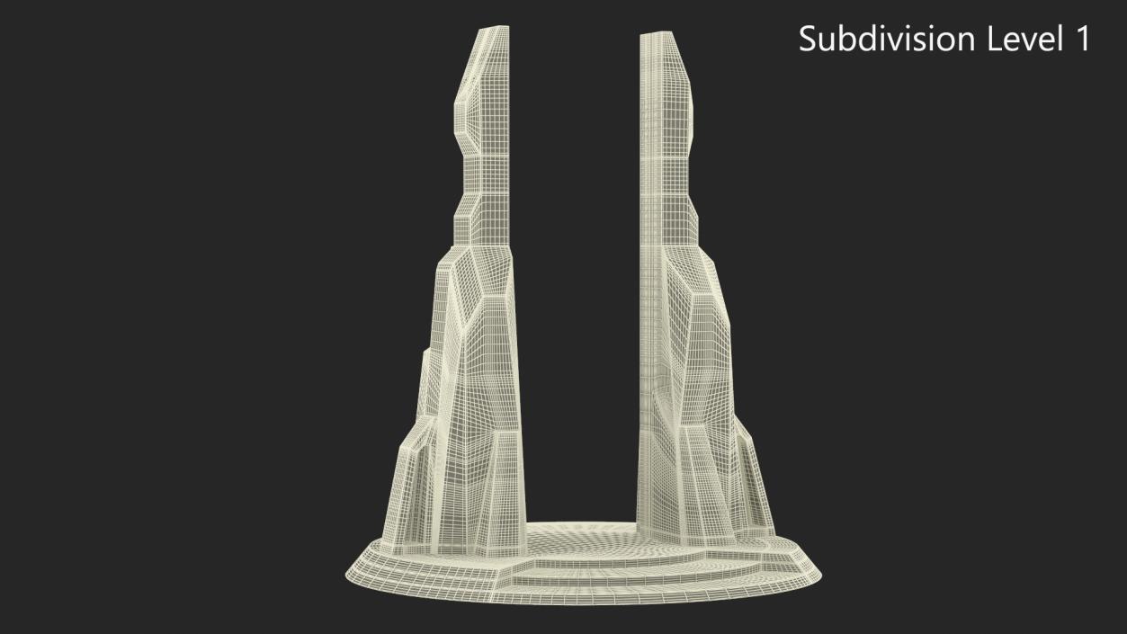 Dormant Portal Gate 3D model