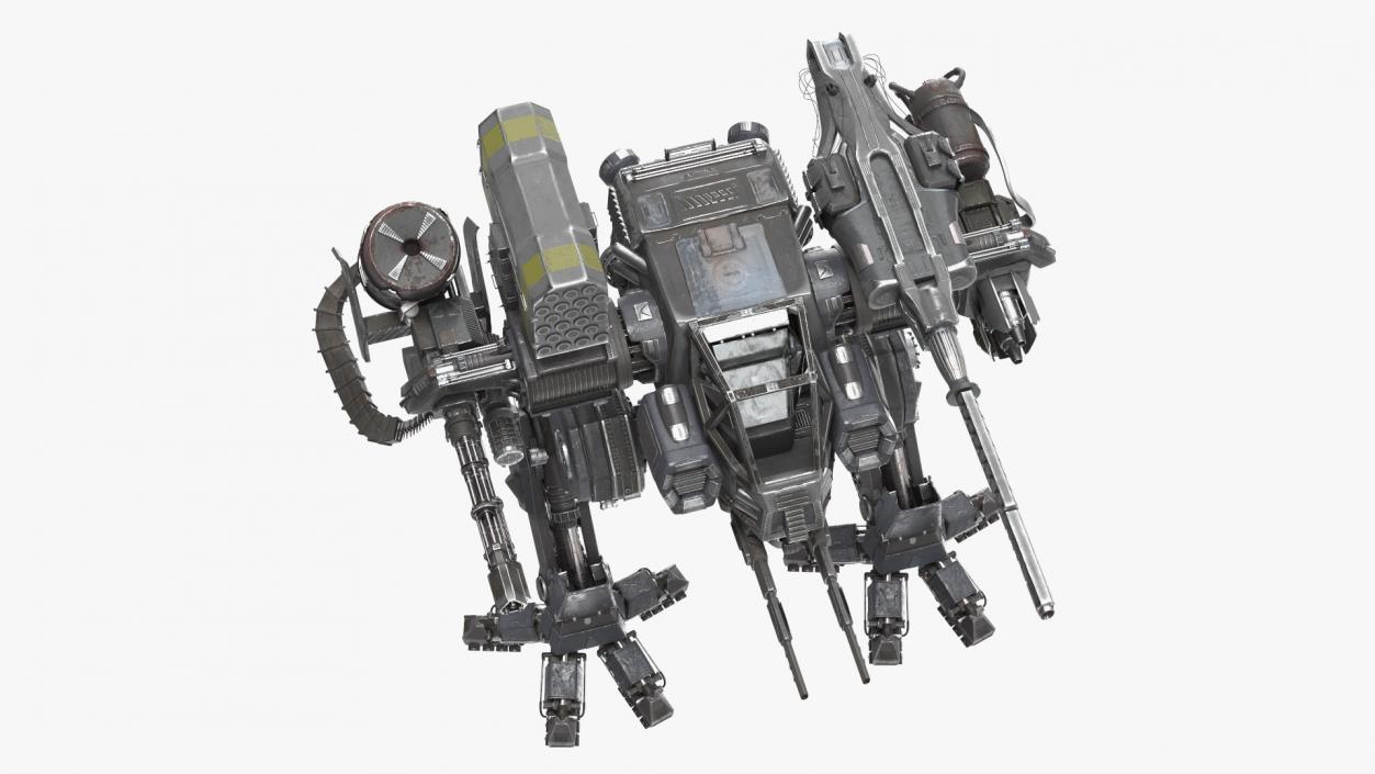 Old Walking Robot 3D