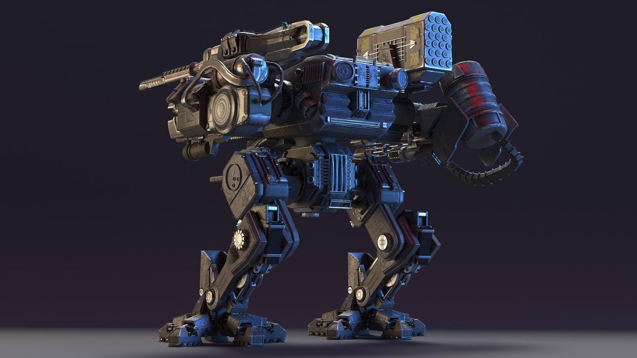 Old Walking Robot 3D