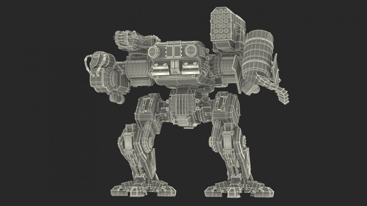 Old Walking Robot 3D