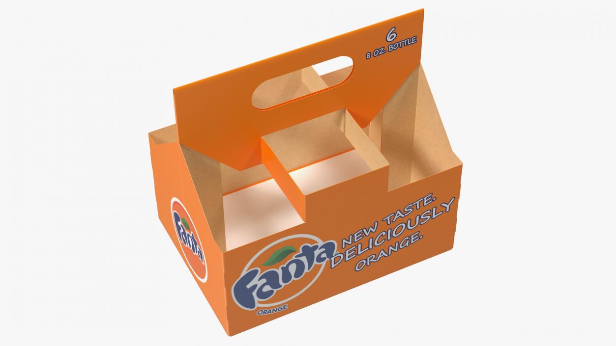 3D model Fanta Bottle Package