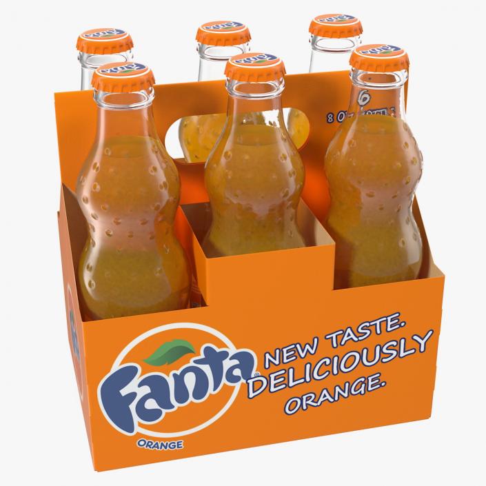 3D model Fanta Bottle Package