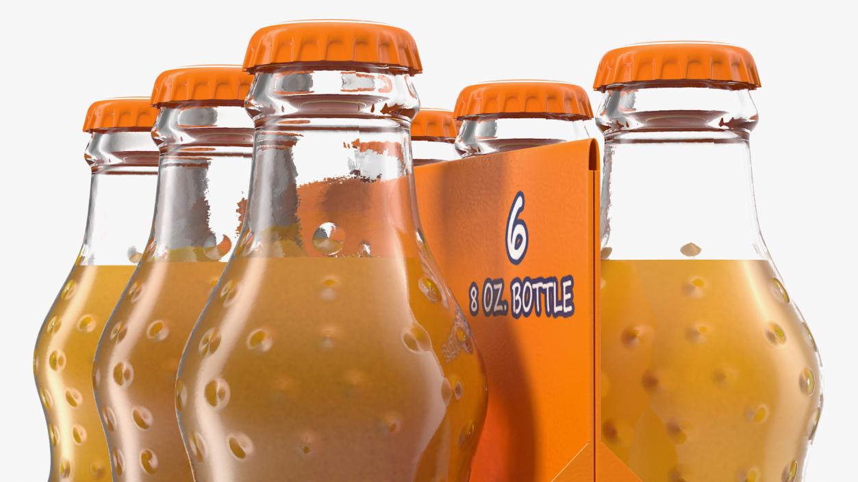 3D model Fanta Bottle Package