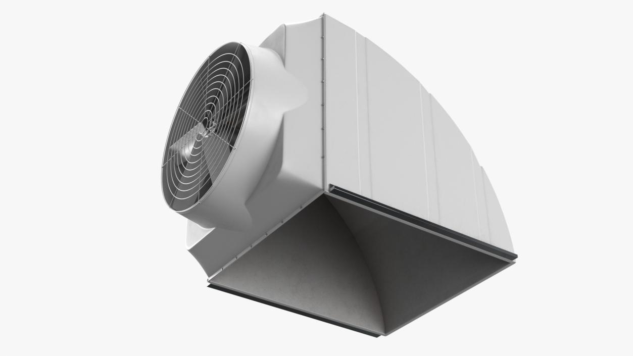 3D Roof Exhaust Ventilation Fan model