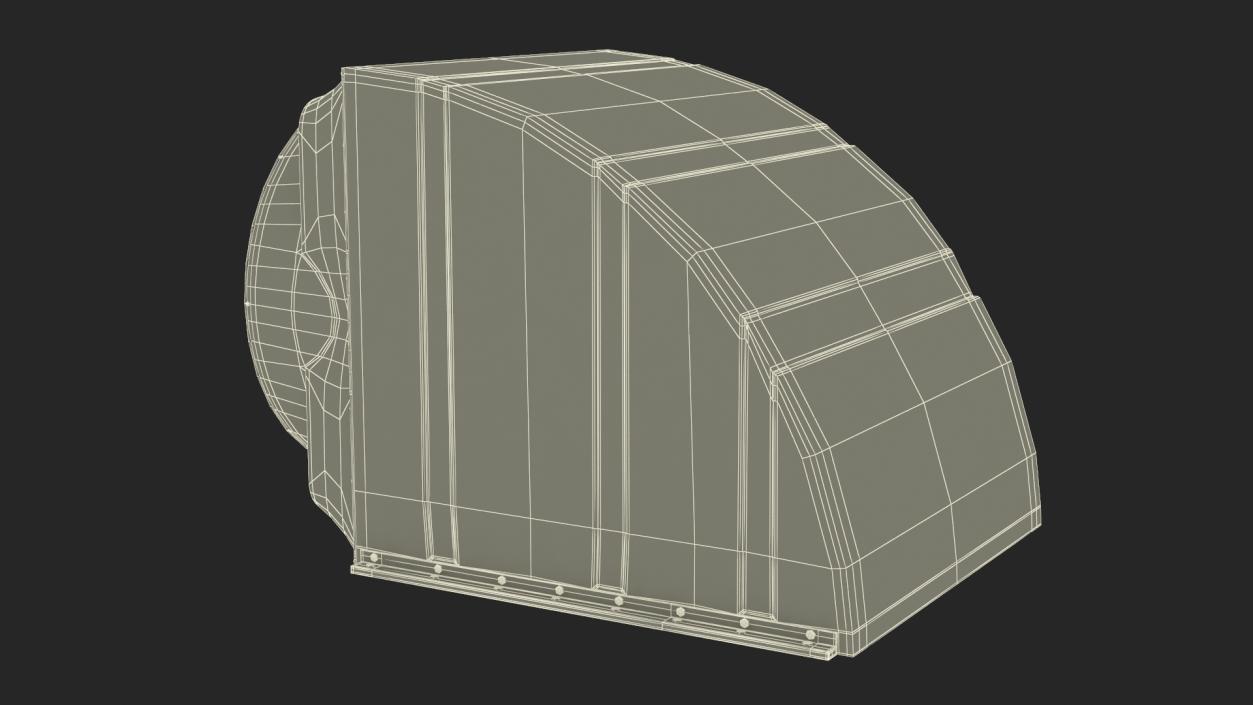 3D Roof Exhaust Ventilation Fan model