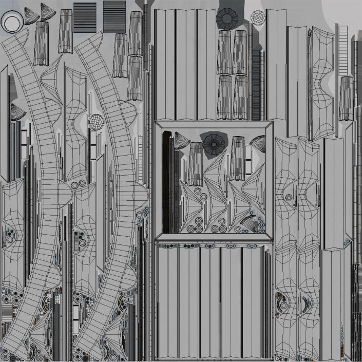 3D Roof Exhaust Ventilation Fan model