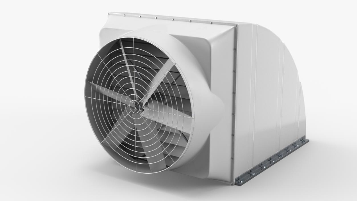 3D Roof Exhaust Ventilation Fan model