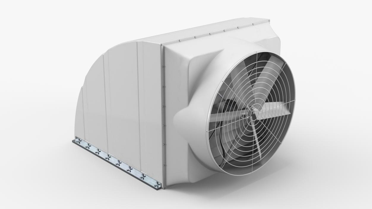 3D Roof Exhaust Ventilation Fan model